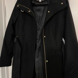Cole Haan Single-Breasted Wrap Coat